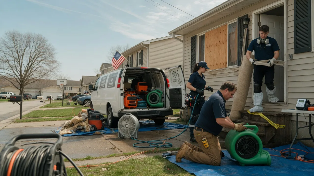 Water Damage Restoration in Kettlersville, OH near me
